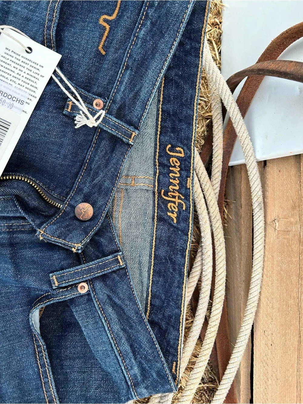 Kimes Ranch Jennifer Bootcut Jeans in Dark Blue Denim - Picture 4 of 12